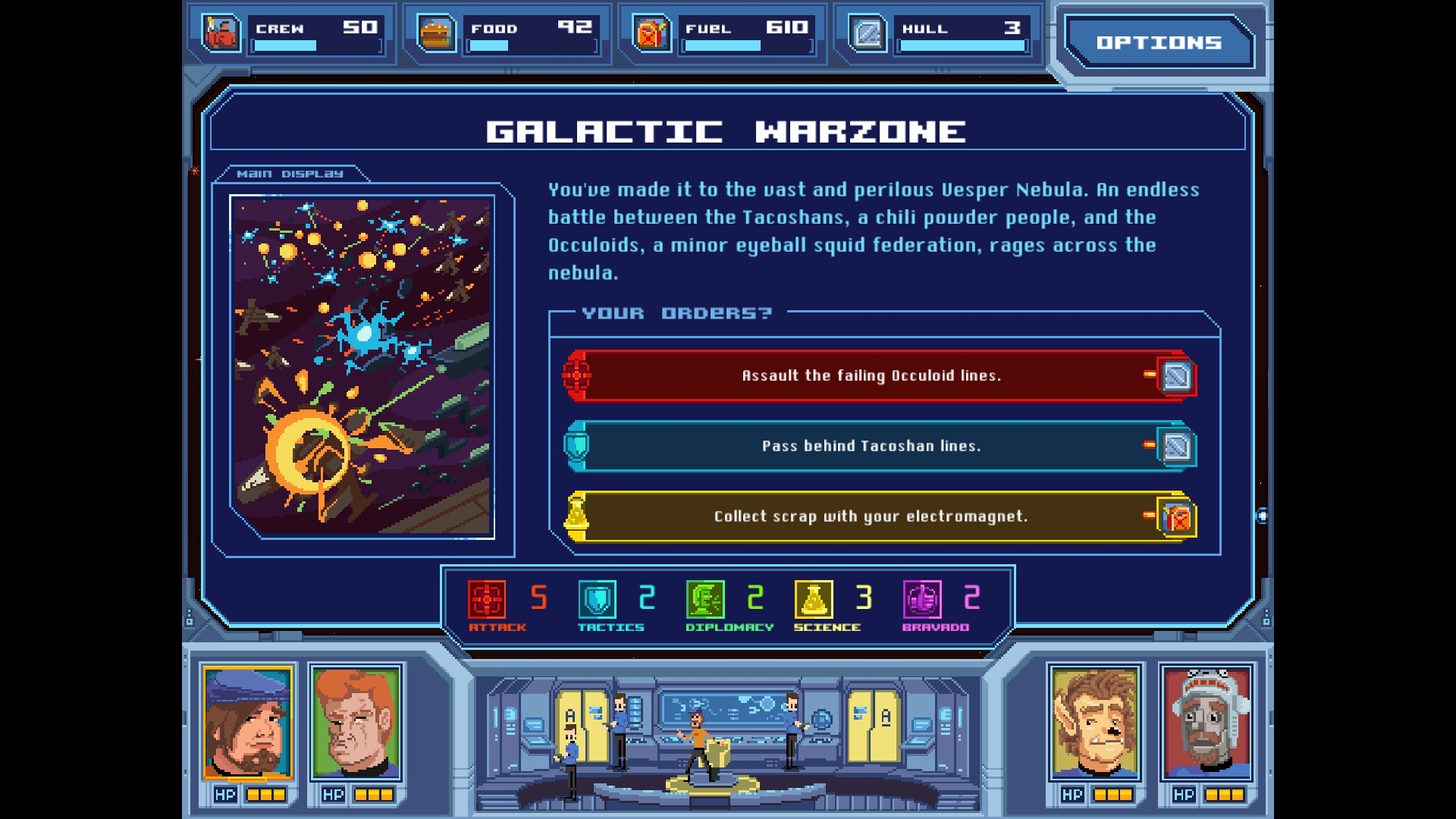 Скриншот из игры Orion Trail под номером 7