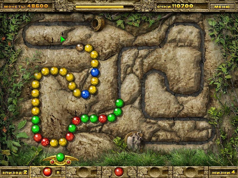 Скриншот из игры Inca Ball под номером 2