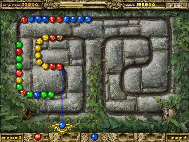Скриншот из игры Inca Ball под номером 3