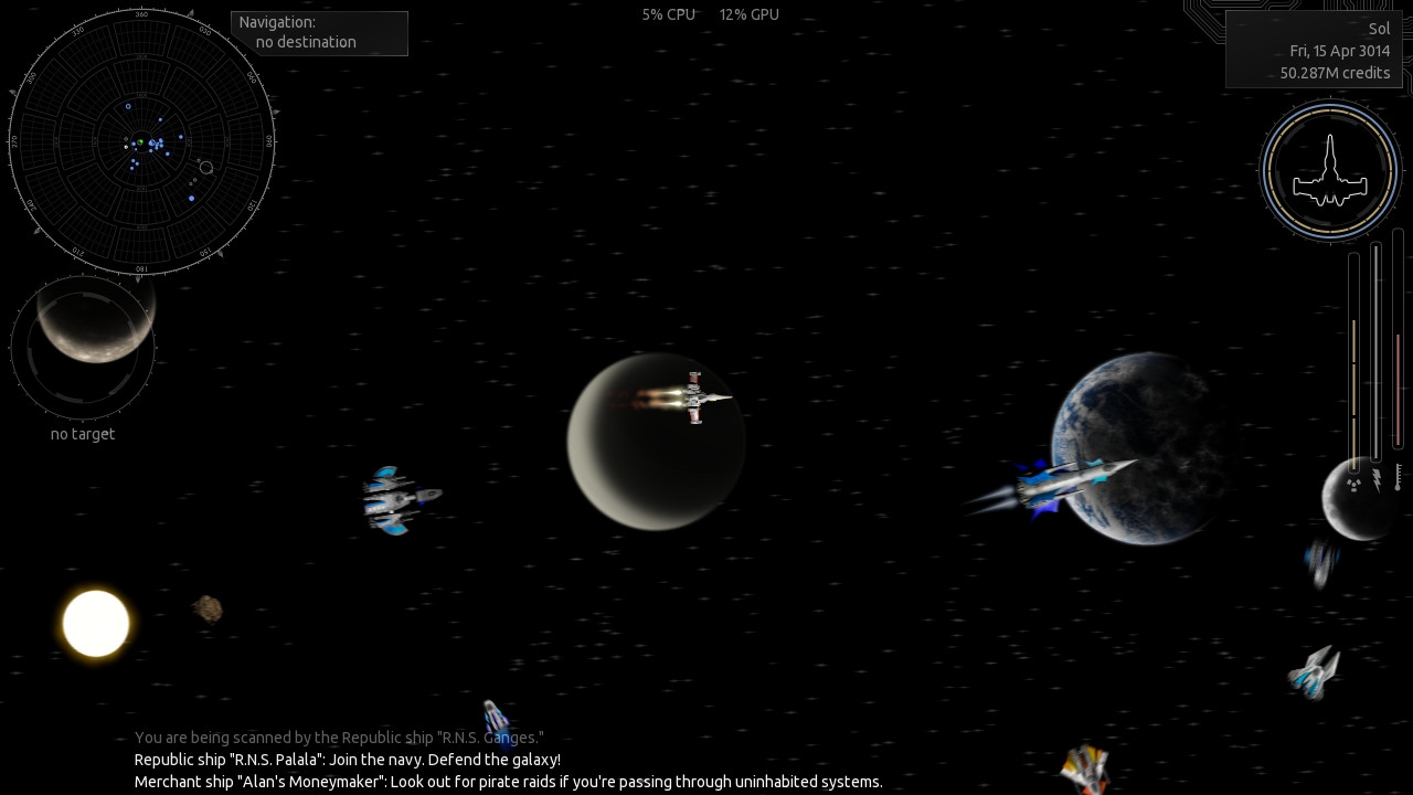 Скриншот из игры Endless Sky под номером 2