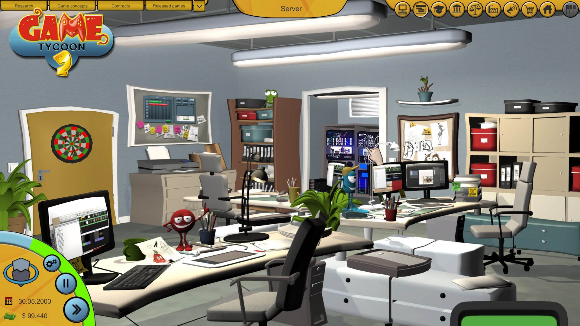 Скриншот из игры Game Tycoon 2 под номером 1