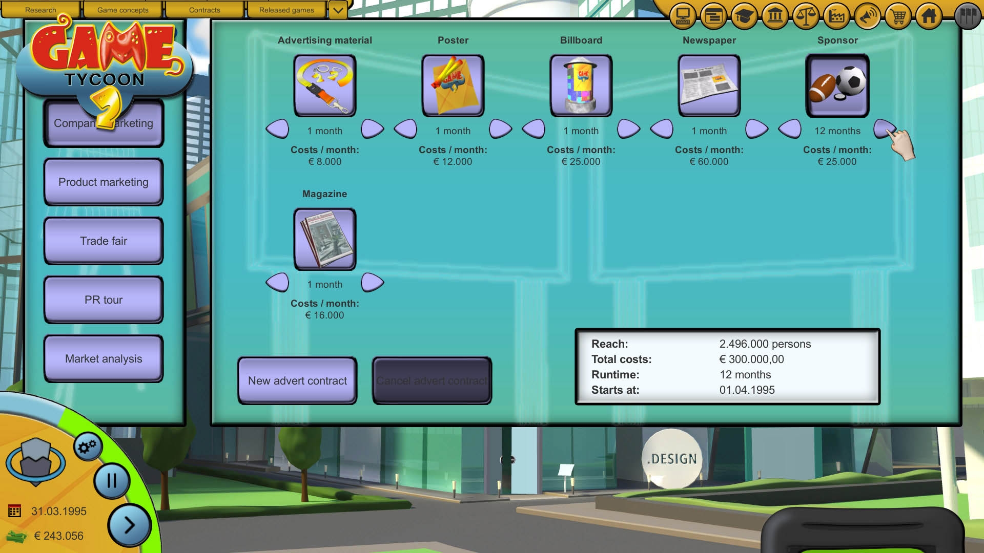 Скриншот из игры Game Tycoon 2 под номером 12