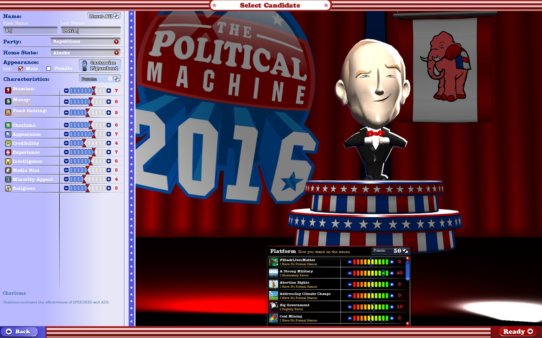 Скриншот из игры Political Machine 2016, The под номером 11