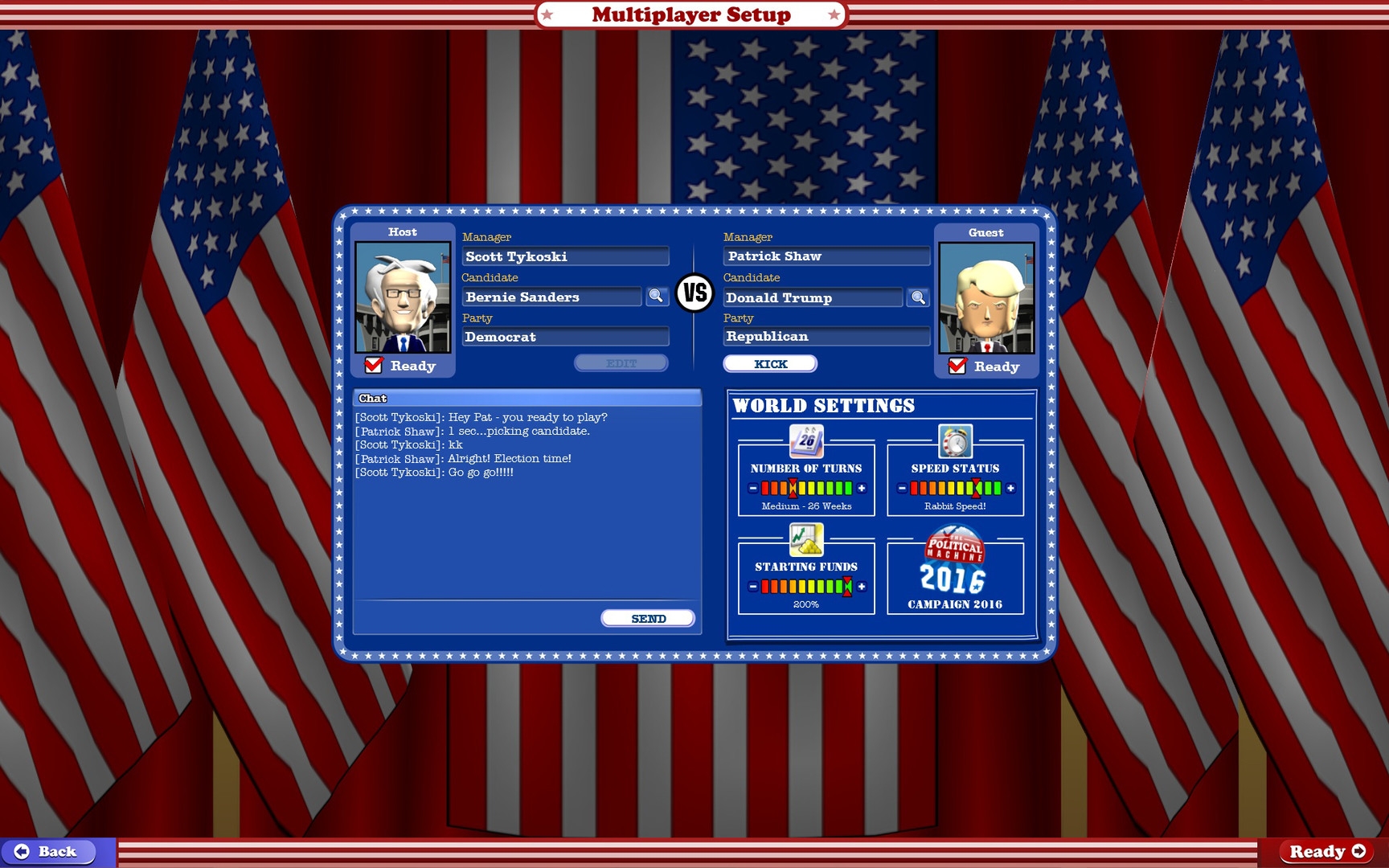 Скриншот из игры Political Machine 2016, The под номером 2