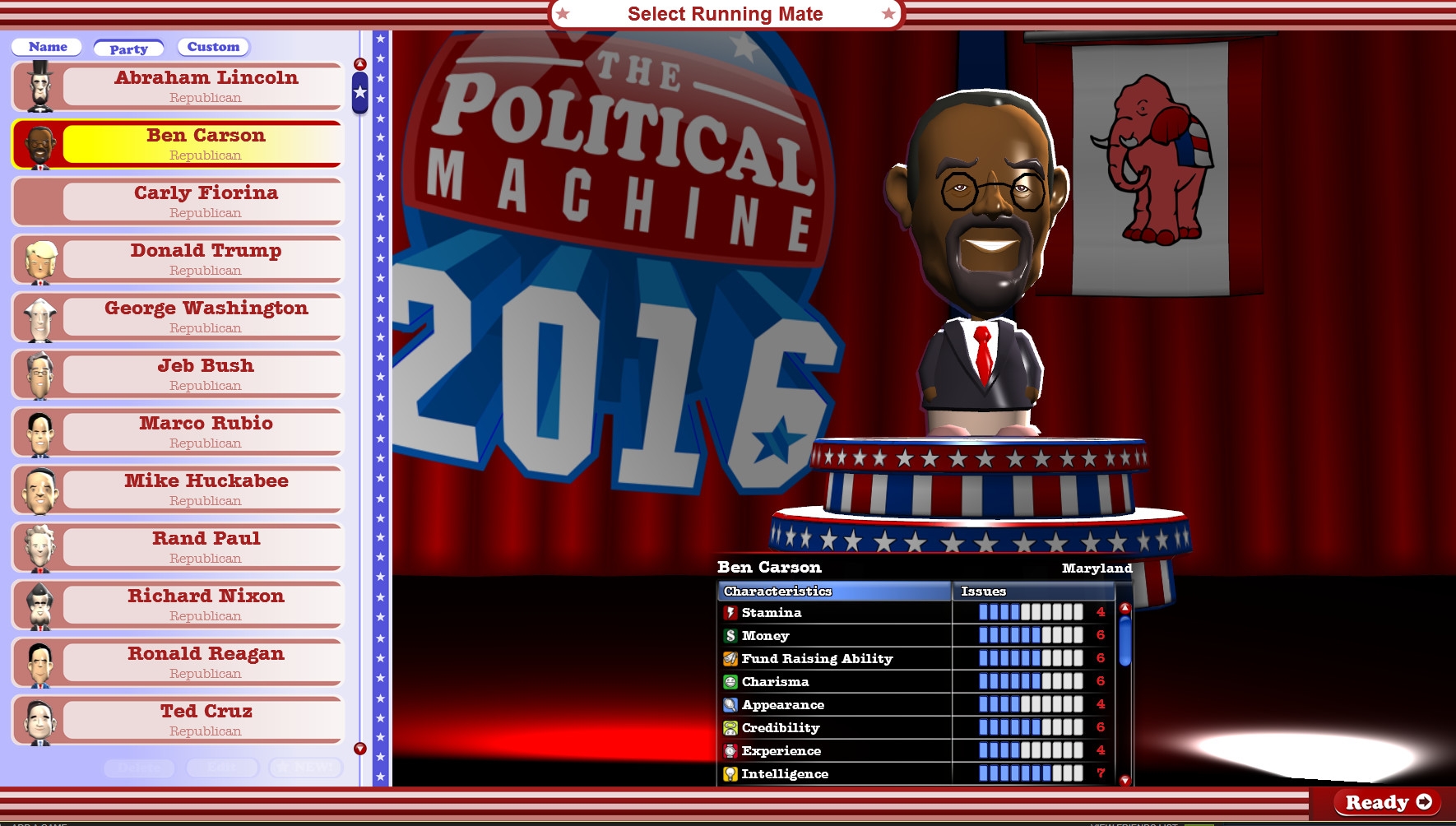 Скриншот из игры Political Machine 2016, The под номером 8