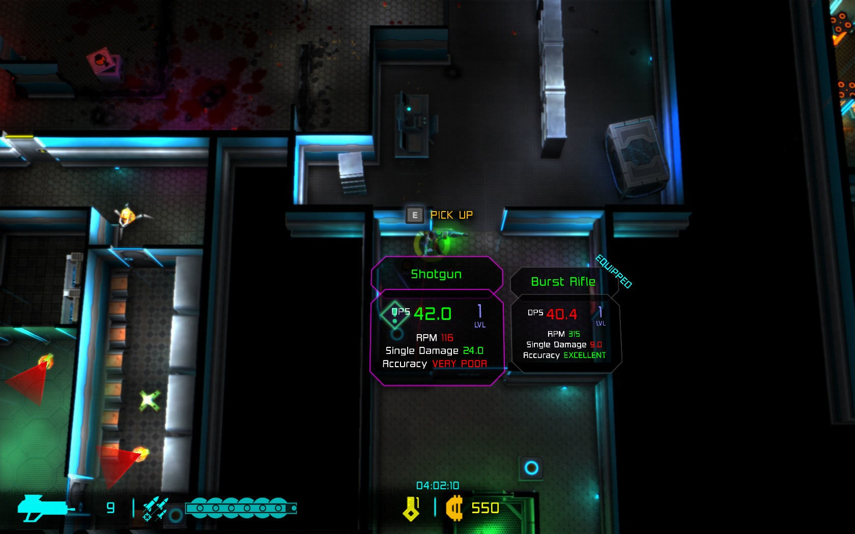 Скриншот из игры Neon Chrome под номером 2