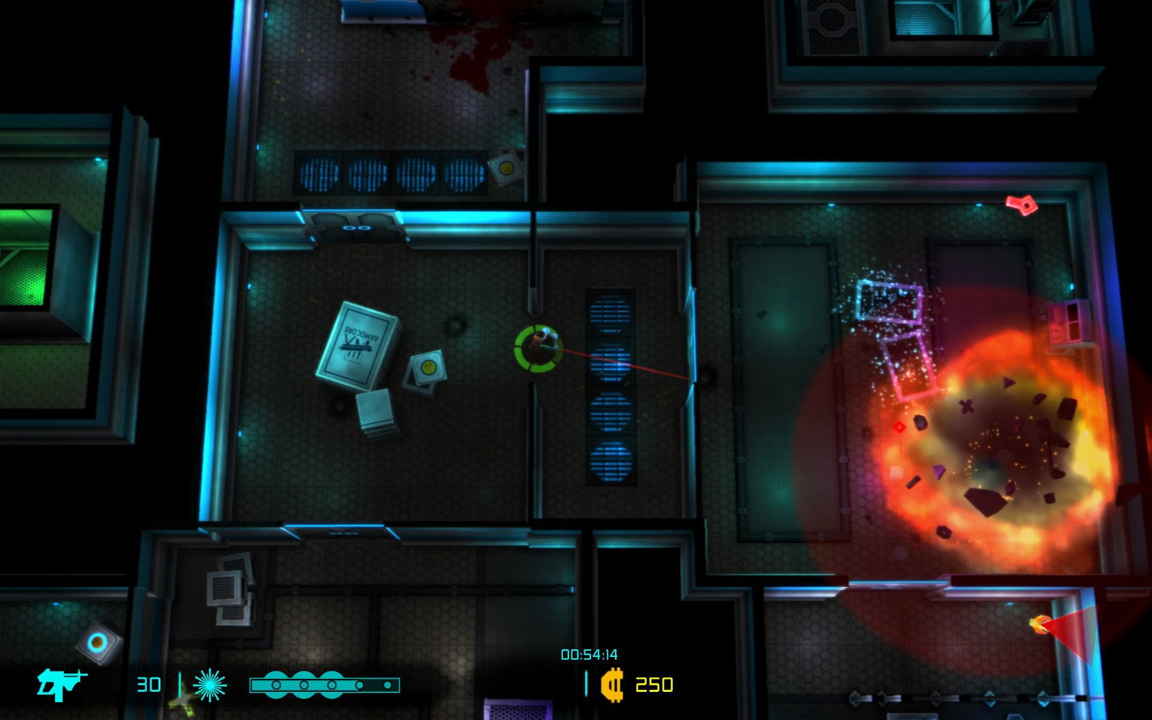 Скриншот из игры Neon Chrome под номером 9