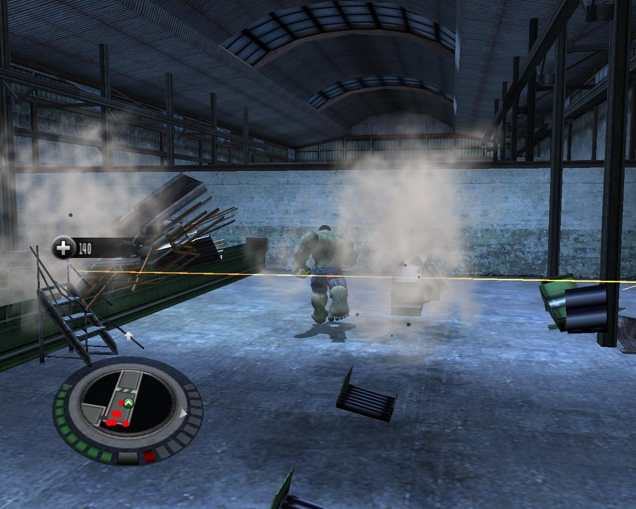 Скриншот из игры Incredible Hulk под номером 3