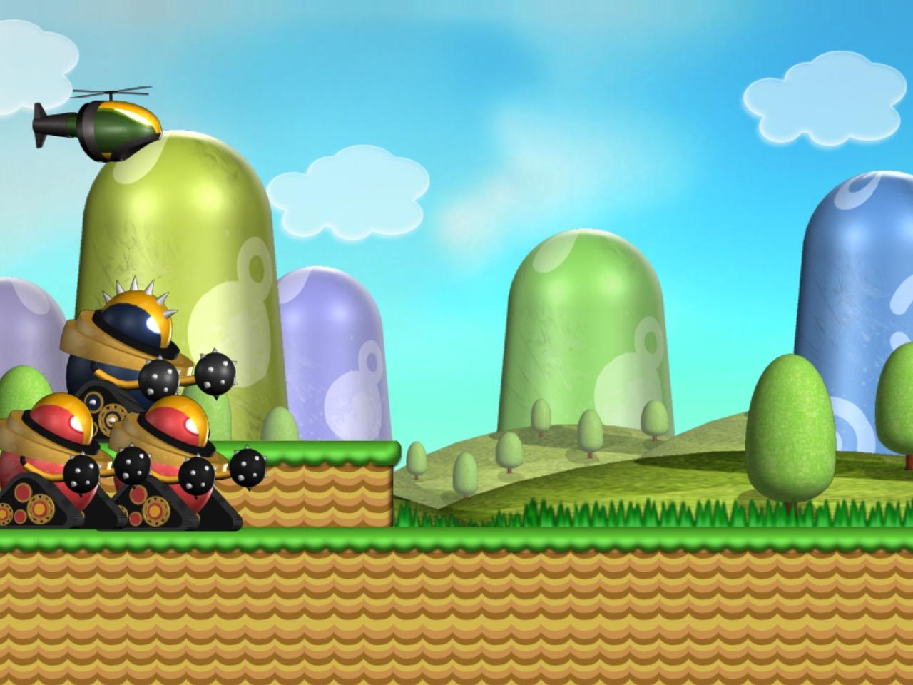 Скриншот из игры Mini Robot Wars под номером 2