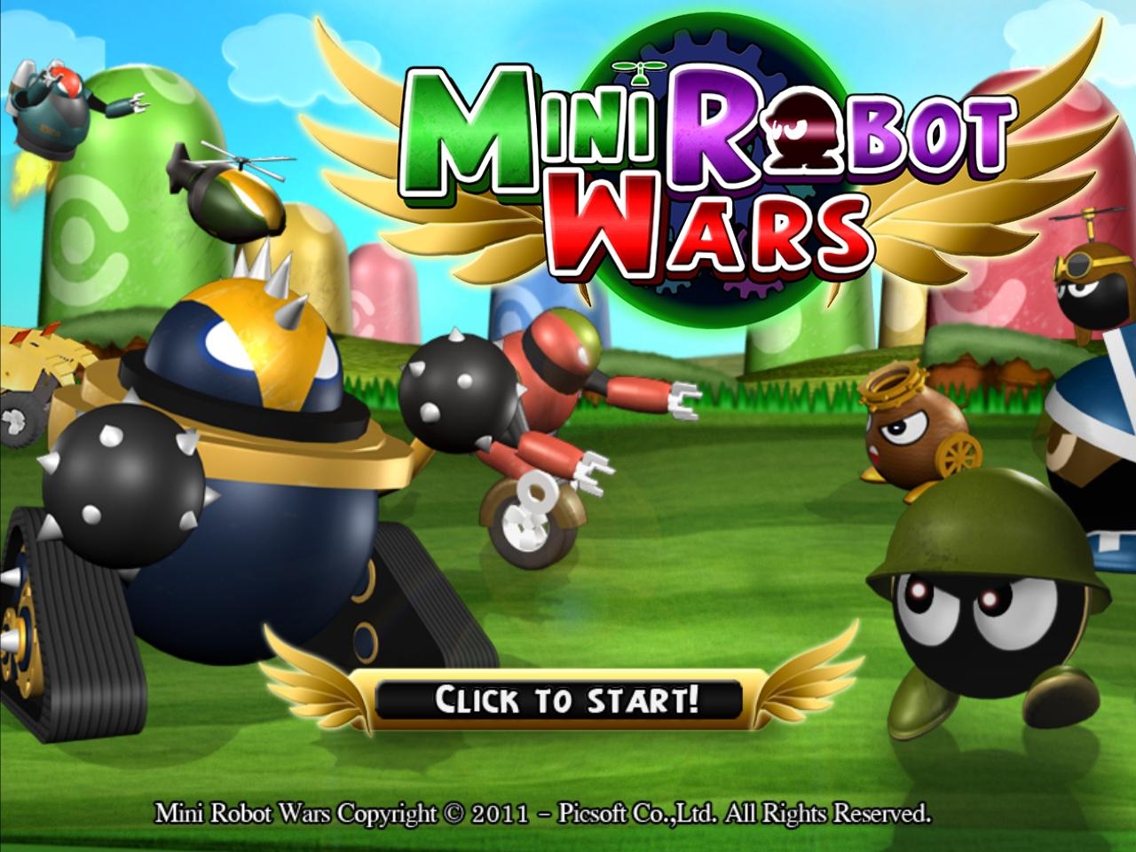 Скриншот из игры Mini Robot Wars под номером 4