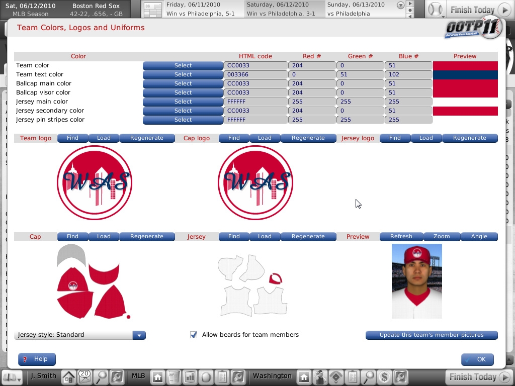 Скриншот из игры Out of the Park Baseball 12 под номером 37