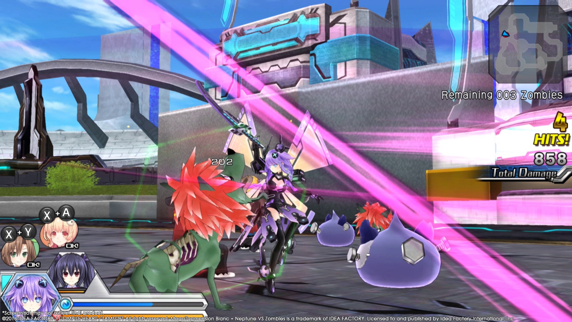 Скриншот из игры MegaTagmension Blanc + Neptune VS Zombies под номером 11