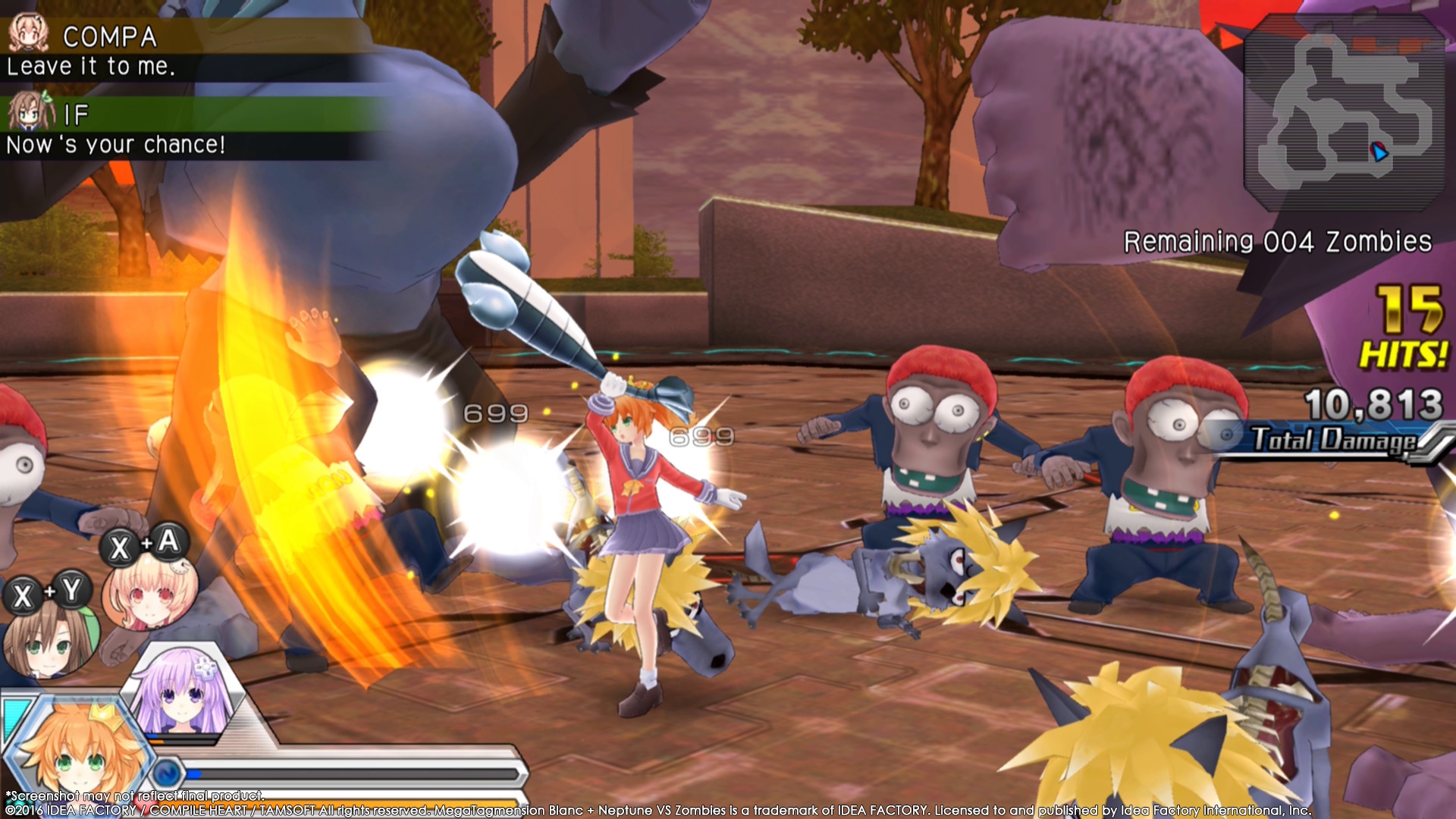 Скриншот из игры MegaTagmension Blanc + Neptune VS Zombies под номером 12