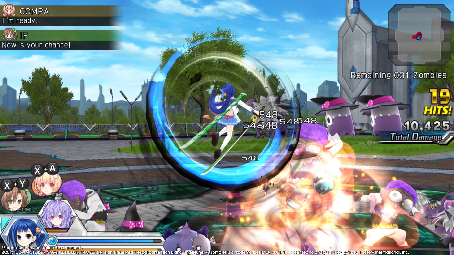 Скриншот из игры MegaTagmension Blanc + Neptune VS Zombies под номером 9