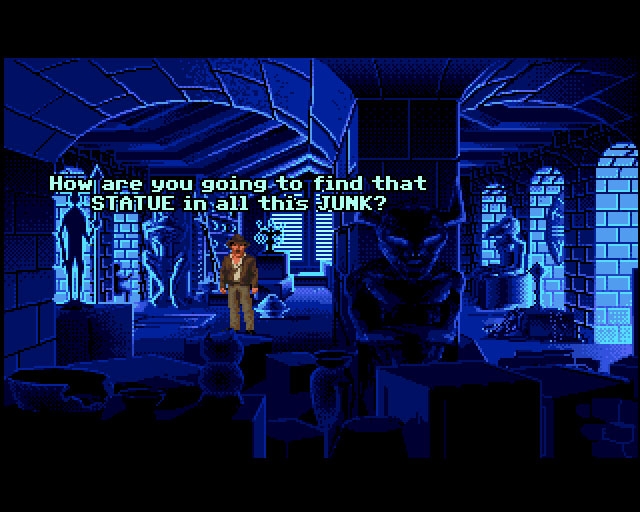 Скриншот из игры Indiana Jones and the Fate of Atlantis: The Graphic Adventure под номером 1
