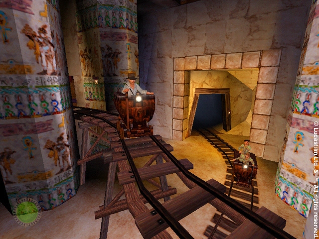 Скриншот из игры Indiana Jones and the Infernal Machine под номером 3