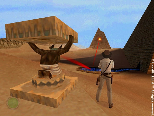 Скриншот из игры Indiana Jones and the Infernal Machine под номером 4