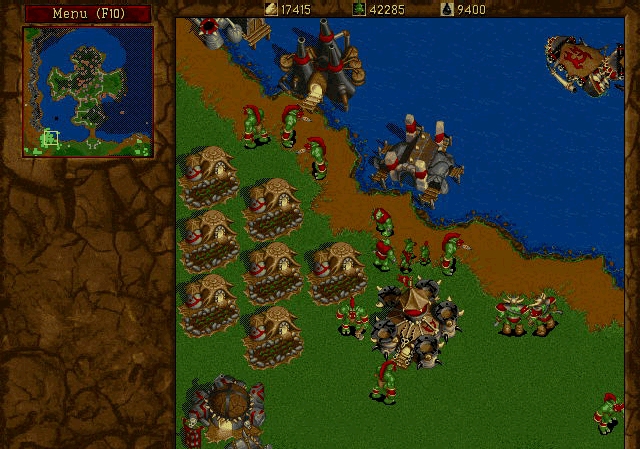 Скриншот из игры Warcraft 2: Tides of Darkness под номером 1
