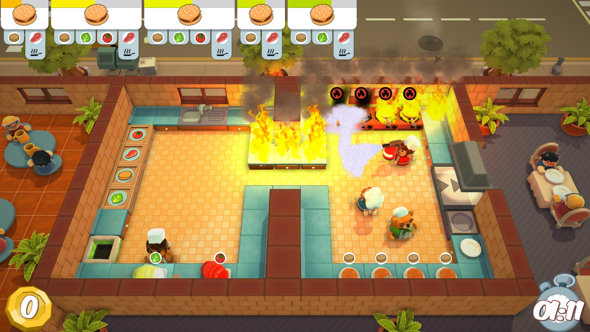 Скриншот из игры Overcooked под номером 8