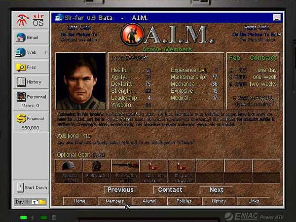 Скриншот из игры Jagged Alliance 2 под номером 4