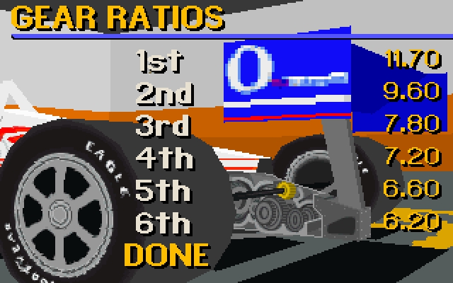 Скриншот из игры IndyCar Racing под номером 4