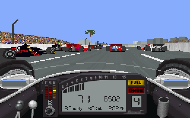 Скриншот из игры IndyCar Racing под номером 6
