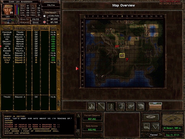 Скриншот из игры Jagged Alliance 2: Wildfire под номером 31