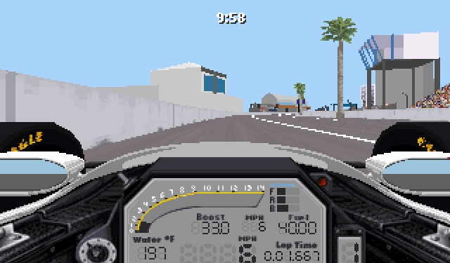 Скриншот из игры IndyCar Racing 2 под номером 17
