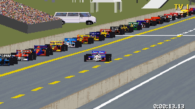 Скриншот из игры IndyCar Racing 2 под номером 24