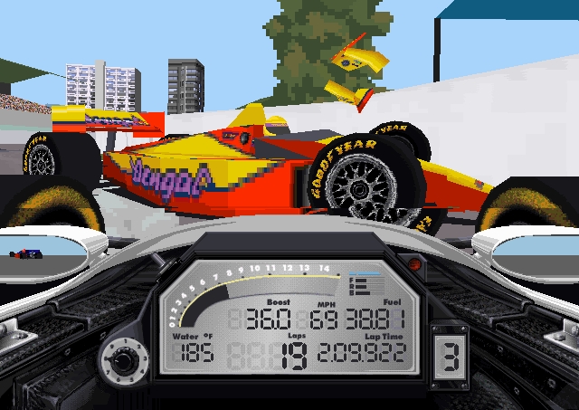 Скриншот из игры IndyCar Racing 2 под номером 4