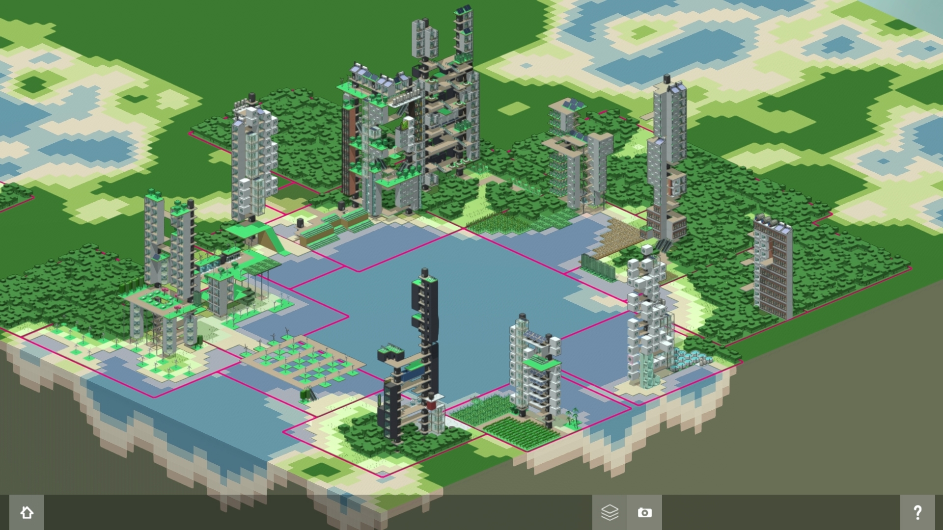 Скриншот из игры Block