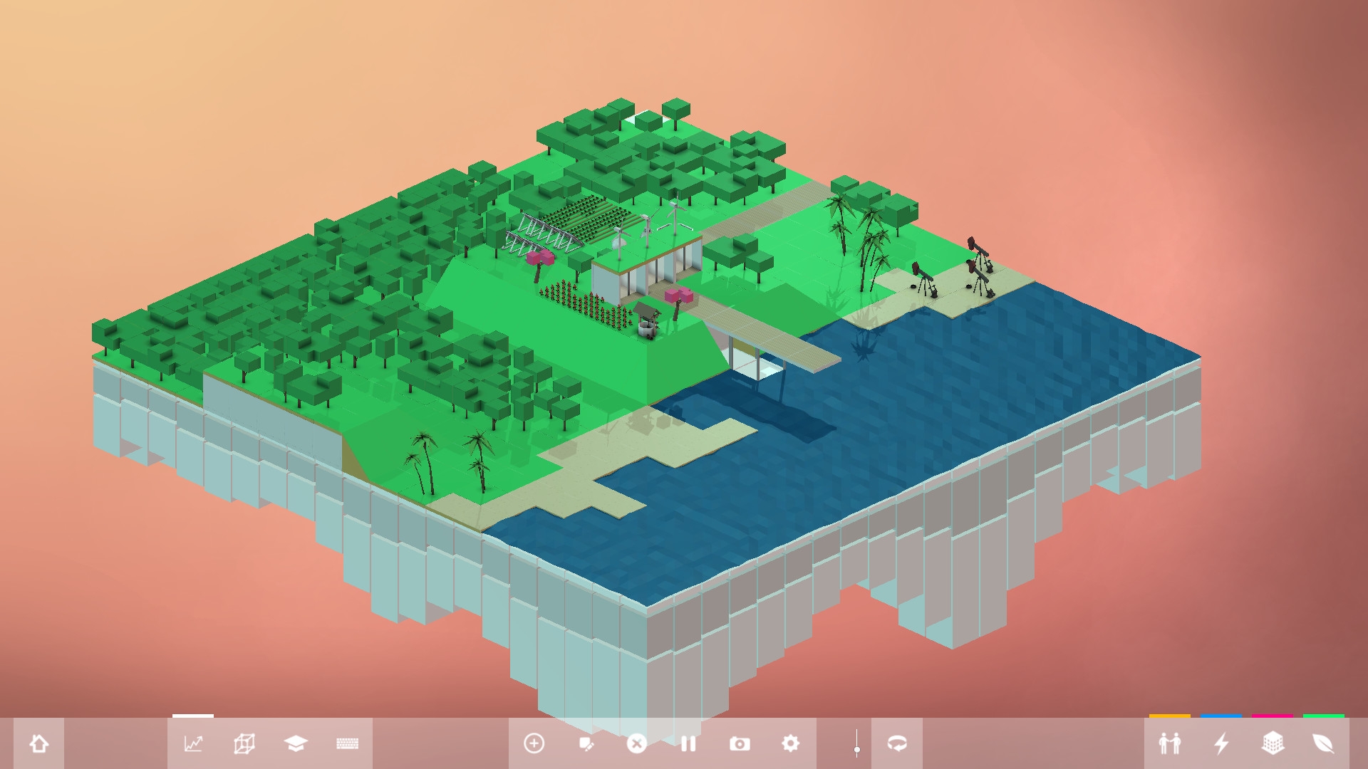 Скриншот из игры Block
