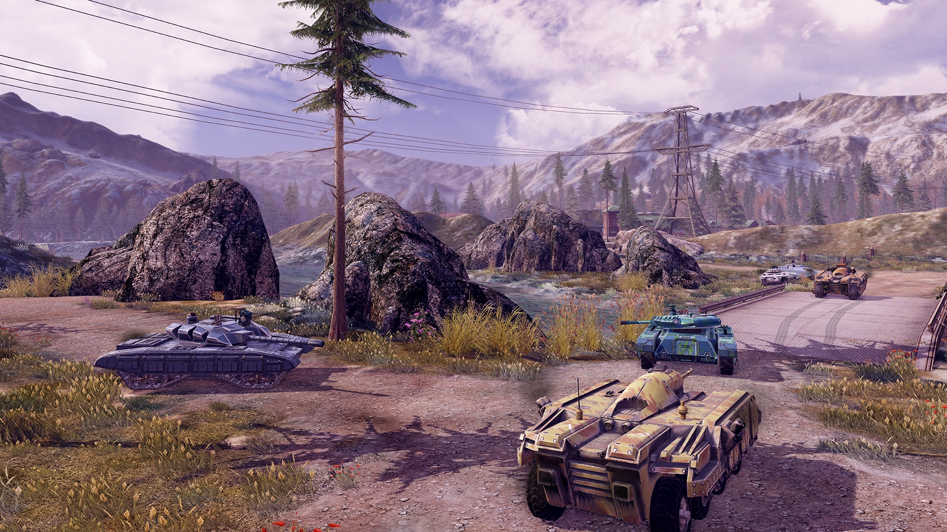 Скриншот из игры Infinite Tanks под номером 1