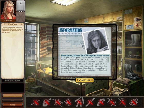 Скриншот из игры James Patterson