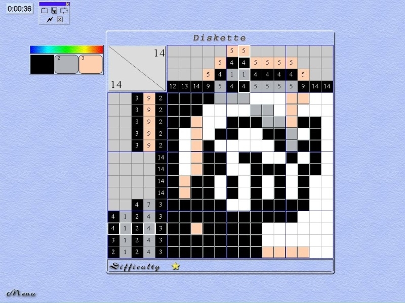 Скриншот из игры Japanese Mosaic Puzzles под номером 3