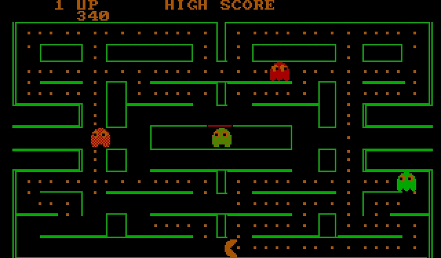 Скриншот из игры Pac-Man под номером 1