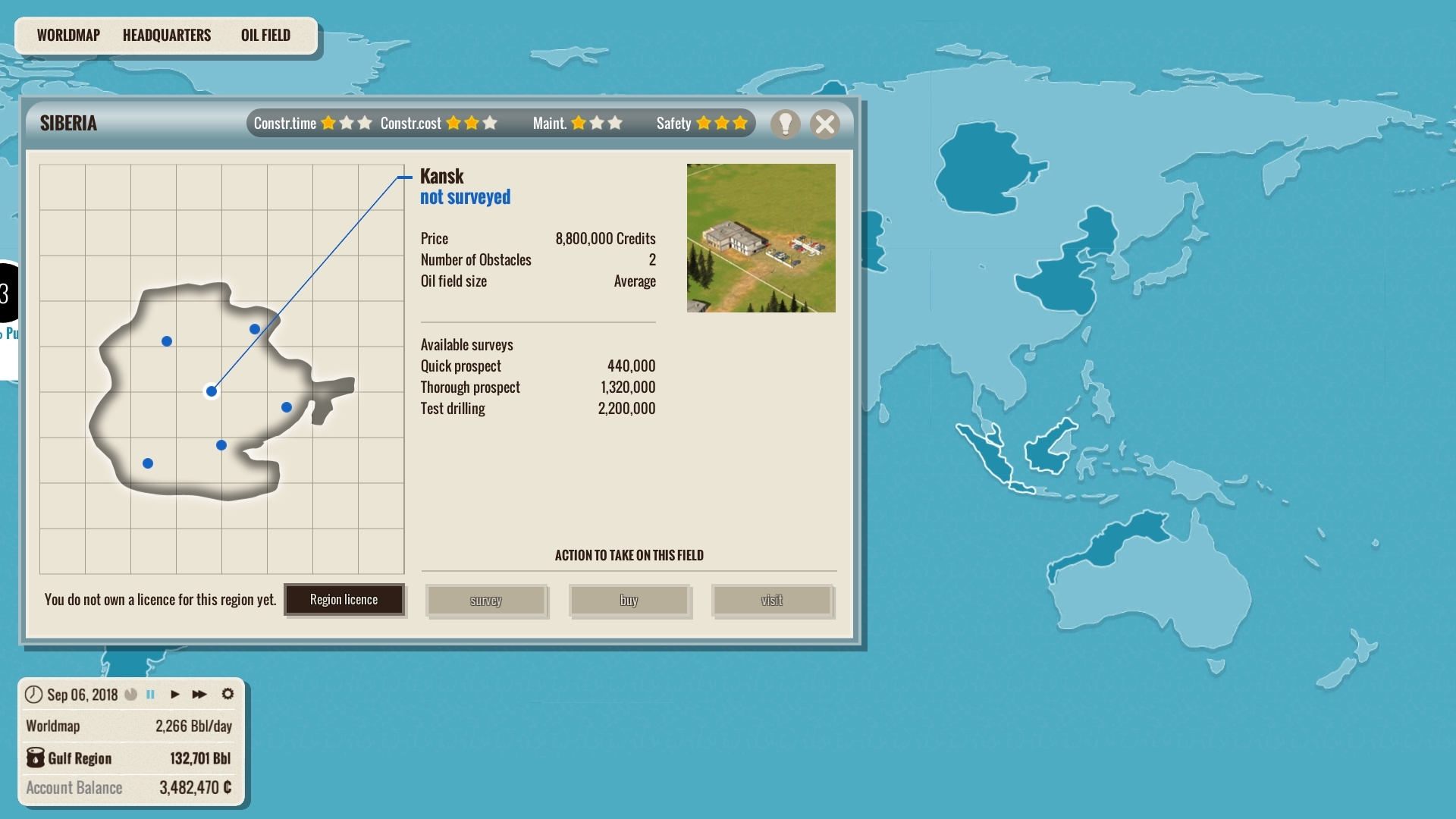 Скриншот из игры Oil Enterprise под номером 2