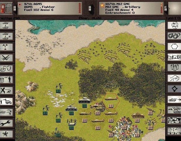 Скриншот из игры Pacific General под номером 12