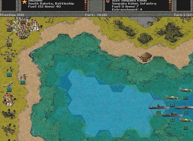 Скриншот из игры Pacific General под номером 16