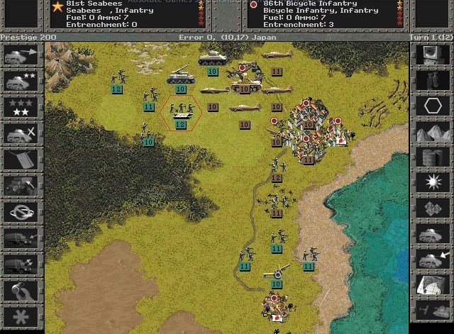 Скриншот из игры Pacific General под номером 8