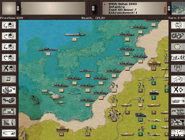 Скриншот из игры Pacific General под номером 9