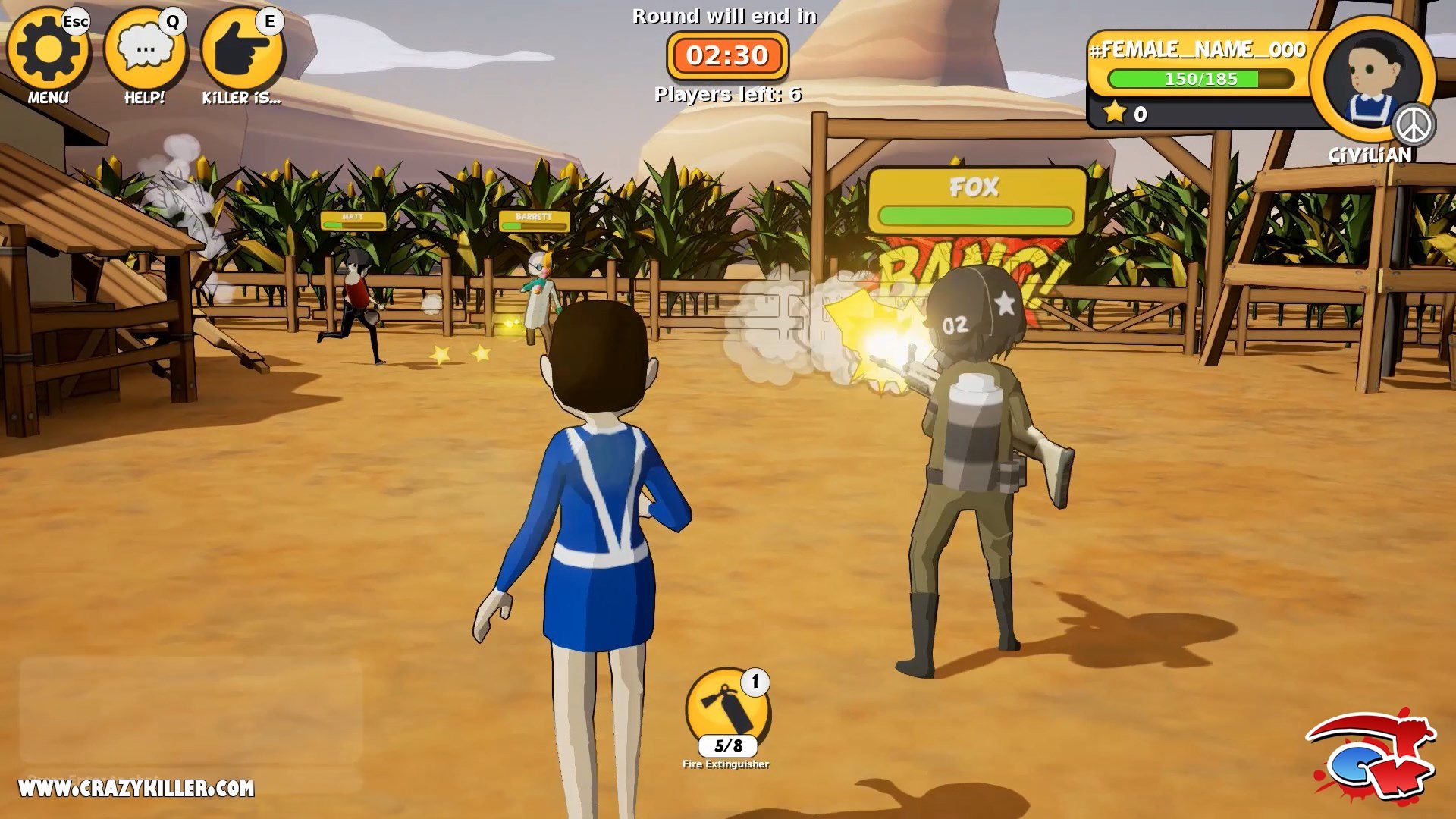 Скриншот из игры Crazy Killer под номером 6