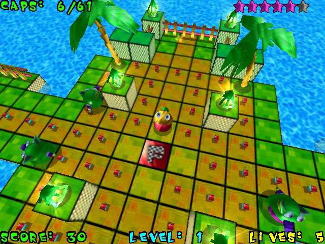 Скриншот из игры PacLands под номером 1