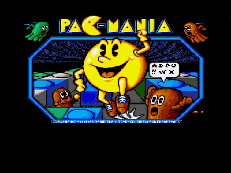 Скриншот из игры PacMania под номером 1