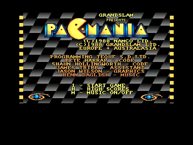Скриншот из игры PacMania под номером 2