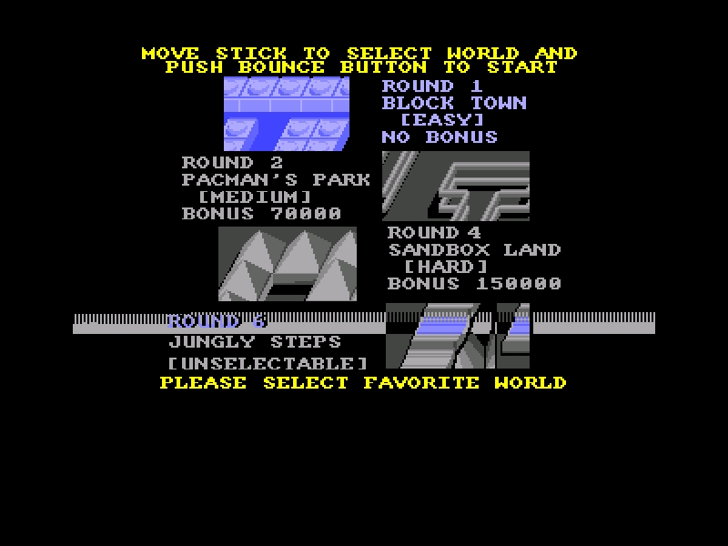 Скриншот из игры PacMania под номером 3