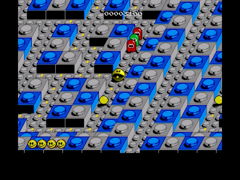 Скриншот из игры PacMania под номером 4