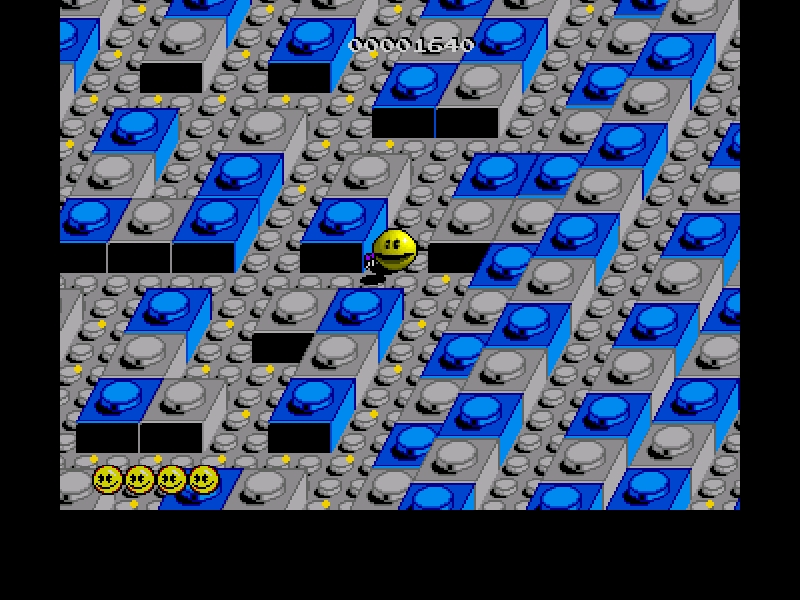 Скриншот из игры PacMania под номером 5