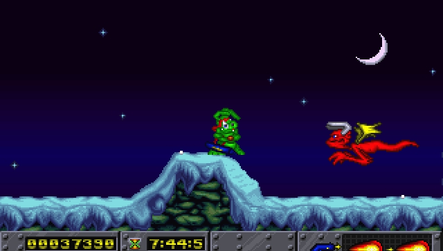 Скриншот из игры Jazz Jackrabbit Holiday Hare 