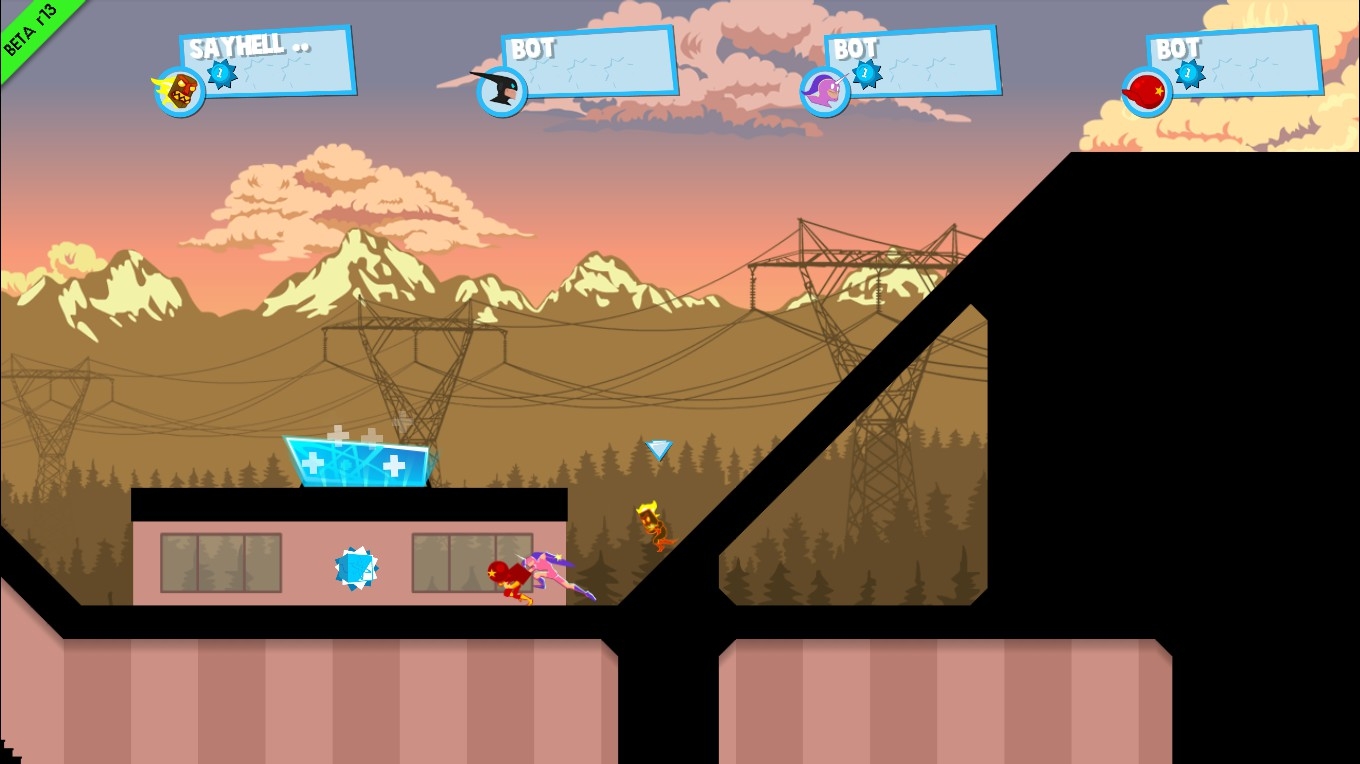 Скриншот из игры SpeedRunners под номером 13